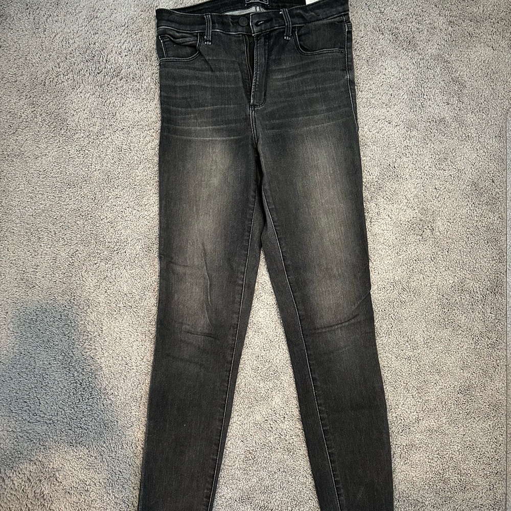Abercrombie Black High Rise Super Skinny Jeans